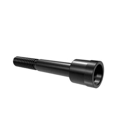 Made in USA - M16x2.00 Metric Coarse Hex Socket Drive, Socket Cap Screw - Grade 12.9 Alloy Steel, Black Oxide Finish, Partially Threaded, 100mm Length Under Head - USA Tool & Supply