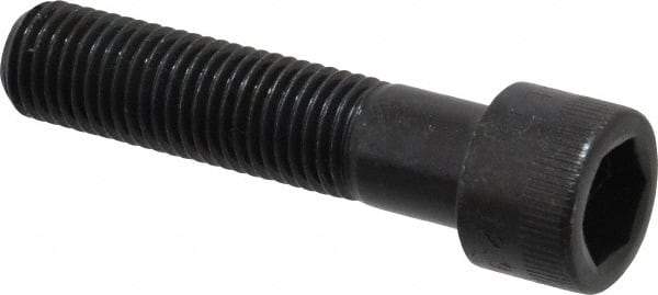 Made in USA - M16x2.00 Metric Coarse Hex Socket Drive, Socket Cap Screw - Grade 12.9 Alloy Steel, Black Oxide Finish, Partially Threaded, 70mm Length Under Head - USA Tool & Supply