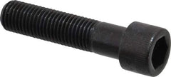 Made in USA - M16x2.00 Metric Coarse Hex Socket Drive, Socket Cap Screw - Grade 12.9 Alloy Steel, Black Oxide Finish, Partially Threaded, 70mm Length Under Head - USA Tool & Supply