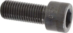 Made in USA - M20x2.50 Metric Coarse Hex Socket Drive, Socket Cap Screw - Grade 12.9 Alloy Steel, Black Oxide Finish, Fully Threaded, 50mm Length Under Head - USA Tool & Supply
