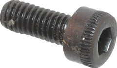 Made in USA - M4x0.70 Metric Coarse Hex Socket Drive, Socket Cap Screw - Grade 12.9 Alloy Steel, Black Oxide Finish, Fully Threaded, 10mm Length Under Head - USA Tool & Supply