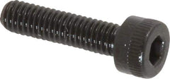 Made in USA - M4x0.70 Metric Coarse Hex Socket Drive, Socket Cap Screw - Grade 12.9 Alloy Steel, Black Oxide Finish, Fully Threaded, 16mm Length Under Head - USA Tool & Supply
