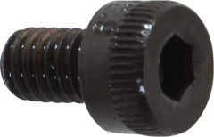 Made in USA - M4x0.70 Metric Coarse Hex Socket Drive, Socket Cap Screw - Grade 12.9 Alloy Steel, Black Oxide Finish, Fully Threaded, 6mm Length Under Head - USA Tool & Supply
