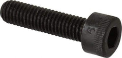 Made in USA - M5x0.80 Metric Coarse Hex Socket Drive, Socket Cap Screw - Grade 12.9 Alloy Steel, Black Oxide Finish, Fully Threaded, 20mm Length Under Head - USA Tool & Supply