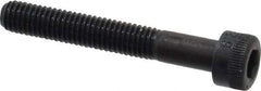 Made in USA - M5x0.80 Metric Coarse Hex Socket Drive, Socket Cap Screw - Grade 12.9 Alloy Steel, Black Oxide Finish, Partially Threaded, 35mm Length Under Head - USA Tool & Supply