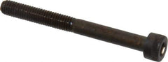 Made in USA - M5x0.80 Metric Coarse Hex Socket Drive, Socket Cap Screw - Grade 12.9 Alloy Steel, Black Oxide Finish, Partially Threaded, 50mm Length Under Head - USA Tool & Supply