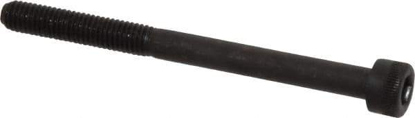 Made in USA - M5x0.80 Metric Coarse Hex Socket Drive, Socket Cap Screw - Grade 12.9 Alloy Steel, Black Oxide Finish, Partially Threaded, 60mm Length Under Head - USA Tool & Supply