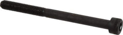 Made in USA - M5x0.80 Metric Coarse Hex Socket Drive, Socket Cap Screw - Grade 12.9 Alloy Steel, Black Oxide Finish, Partially Threaded, 60mm Length Under Head - USA Tool & Supply