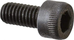 Made in USA - M6x1.00 Metric Coarse Hex Socket Drive, Socket Cap Screw - Grade 12.9 Alloy Steel, Black Oxide Finish, Fully Threaded, 12mm Length Under Head - USA Tool & Supply