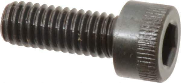 Made in USA - M6x1.00 Metric Coarse Hex Socket Drive, Socket Cap Screw - Grade 12.9 Alloy Steel, Black Oxide Finish, Fully Threaded, 16mm Length Under Head - USA Tool & Supply