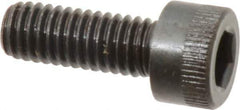 Made in USA - M6x1.00 Metric Coarse Hex Socket Drive, Socket Cap Screw - Grade 12.9 Alloy Steel, Black Oxide Finish, Fully Threaded, 16mm Length Under Head - USA Tool & Supply