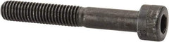 Made in USA - M8x1.25 Metric Coarse Hex Socket Drive, Socket Cap Screw - Grade 12.9 Alloy Steel, Black Oxide Finish, Partially Threaded, 55mm Length Under Head - USA Tool & Supply