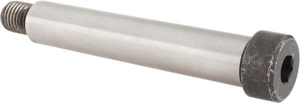 Made in USA - 1" Shoulder Diam x 5-1/2" Shoulder Length, 3/4-10 UNC, Hex Socket Shoulder Screw - 4000 Alloy Steel, Uncoated, 1-5/16" Head Diam - USA Tool & Supply