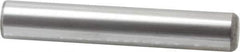 Made in USA - 1" Diam x 6" Pin Length Grade 8 Alloy Steel Standard Dowel Pin - Bright Finish, C 47-58 & C 60 (Surface) Hardness, 117,800 Lb (Single Shear), 235,600 Lb (Double Shear) Breaking Strength, 1 Beveled & 1 Rounded End - USA Tool & Supply