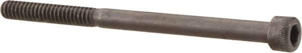 Made in USA - #10-24 UNC Hex Socket Drive, Socket Cap Screw - Alloy Steel, Black Oxide Finish, Partially Threaded, 2-3/4" Length Under Head - USA Tool & Supply