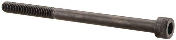 Made in USA - #10-32 UNF Hex Socket Drive, Socket Cap Screw - Alloy Steel, Black Oxide Finish, Partially Threaded, 2-3/4" Length Under Head - USA Tool & Supply