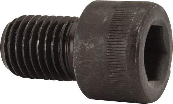 Made in USA - 1-8 UNC Hex Socket Drive, Socket Cap Screw - Alloy Steel, Black Oxide Finish, Fully Threaded, 1-1/2" Length Under Head - USA Tool & Supply