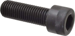 Made in USA - 1-8 UNC Hex Socket Drive, Socket Cap Screw - Alloy Steel, Black Oxide Finish, Fully Threaded, 3" Length Under Head - USA Tool & Supply