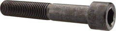 Made in USA - 1-8 UNC Hex Socket Drive, Socket Cap Screw - Alloy Steel, Black Oxide Finish, Partially Threaded, 6" Length Under Head - USA Tool & Supply
