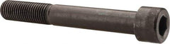 Made in USA - 1-8 UNC Hex Socket Drive, Socket Cap Screw - Alloy Steel, Black Oxide Finish, Partially Threaded, 7-1/2" Length Under Head - USA Tool & Supply