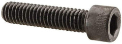 Made in USA - 5/16-18 UNC Hex Socket Drive, Socket Cap Screw - Alloy Steel, Black Oxide Finish, Fully Threaded, 1-3/8" Length Under Head - USA Tool & Supply