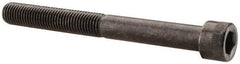 Made in USA - 5/16-24 UNF Hex Socket Drive, Socket Cap Screw - Alloy Steel, Black Oxide Finish, Partially Threaded, 3" Length Under Head - USA Tool & Supply