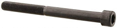 Made in USA - 5/16-24 UNF Hex Socket Drive, Socket Cap Screw - Alloy Steel, Black Oxide Finish, Partially Threaded, 3-1/2" Length Under Head - USA Tool & Supply