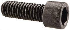 Made in USA - 7/16-14 UNC Hex Socket Drive, Socket Cap Screw - Alloy Steel, Black Oxide Finish, Fully Threaded, 1-1/4" Length Under Head - USA Tool & Supply