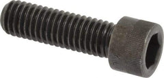 Made in USA - 7/16-14 UNC Hex Socket Drive, Socket Cap Screw - Alloy Steel, Black Oxide Finish, Fully Threaded, 1-1/2" Length Under Head - USA Tool & Supply