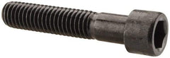 Made in USA - 7/16-14 UNC Hex Socket Drive, Socket Cap Screw - Alloy Steel, Black Oxide Finish, Partially Threaded, 2-1/4" Length Under Head - USA Tool & Supply