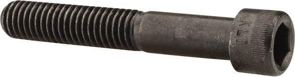 Made in USA - 7/16-14 UNC Hex Socket Drive, Socket Cap Screw - Alloy Steel, Black Oxide Finish, Partially Threaded, 2-3/4" Length Under Head - USA Tool & Supply