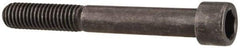 Made in USA - 7/16-14 UNC Hex Socket Drive, Socket Cap Screw - Alloy Steel, Black Oxide Finish, Partially Threaded, 3-1/2" Length Under Head - USA Tool & Supply