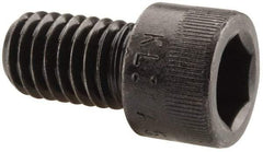 Made in USA - 7/16-14 UNC Hex Socket Drive, Socket Cap Screw - Alloy Steel, Black Oxide Finish, Fully Threaded, 3/4" Length Under Head - USA Tool & Supply