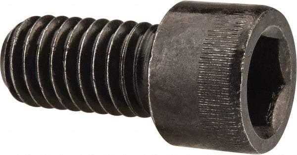 Made in USA - 7/16-14 UNC Hex Socket Drive, Socket Cap Screw - Alloy Steel, Black Oxide Finish, Fully Threaded, 7/8" Length Under Head - USA Tool & Supply