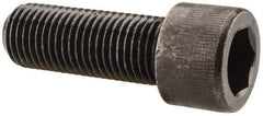 Made in USA - 7/16-20 UNF Hex Socket Drive, Socket Cap Screw - Alloy Steel, Black Oxide Finish, Fully Threaded, 1-1/4" Length Under Head - USA Tool & Supply