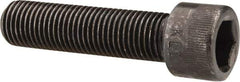 Made in USA - 7/16-20 UNF Hex Socket Drive, Socket Cap Screw - Alloy Steel, Black Oxide Finish, Fully Threaded, 1-3/4" Length Under Head - USA Tool & Supply