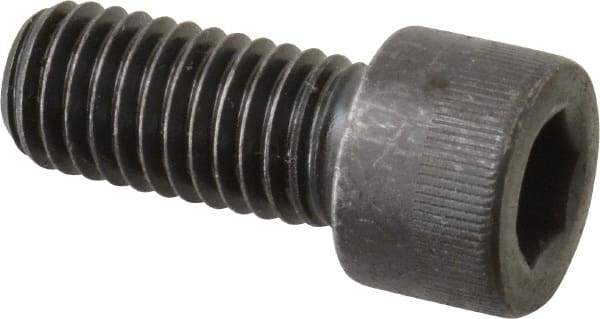 Made in USA - 1/2-13 UNC Hex Socket Drive, Socket Cap Screw - Alloy Steel, Black Oxide Finish, Fully Threaded, 1-1/8" Length Under Head - USA Tool & Supply