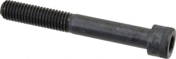 Made in USA - 1/2-13 UNC Hex Socket Drive, Socket Cap Screw - Alloy Steel, Black Oxide Finish, Partially Threaded, 3-3/4" Length Under Head - USA Tool & Supply