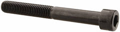 Made in USA - 1/2-13 UNC Hex Socket Drive, Socket Cap Screw - Alloy Steel, Black Oxide Finish, Partially Threaded, 4-1/4" Length Under Head - USA Tool & Supply