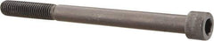 Made in USA - 1/2-13 UNC Hex Socket Drive, Socket Cap Screw - Alloy Steel, Black Oxide Finish, Partially Threaded, 6-1/4" Length Under Head - USA Tool & Supply