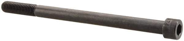 Made in USA - 1/2-13 UNC Hex Socket Drive, Socket Cap Screw - Alloy Steel, Black Oxide Finish, Partially Threaded, 7-1/2" Length Under Head - USA Tool & Supply