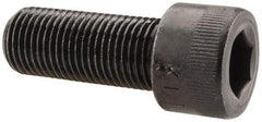 Made in USA - 1/2-20 UNF Hex Socket Drive, Socket Cap Screw - Alloy Steel, Black Oxide Finish, Fully Threaded, 1-1/4" Length Under Head - USA Tool & Supply