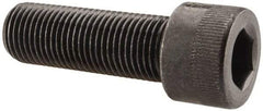 Made in USA - 1/2-20 UNF Hex Socket Drive, Socket Cap Screw - Alloy Steel, Black Oxide Finish, Fully Threaded, 1-1/2" Length Under Head - USA Tool & Supply