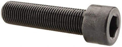 Made in USA - 1/2-20 UNF Hex Socket Drive, Socket Cap Screw - Alloy Steel, Black Oxide Finish, Fully Threaded, 2" Length Under Head - USA Tool & Supply