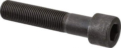 Made in USA - 1/2-20 UNF Hex Socket Drive, Socket Cap Screw - Alloy Steel, Black Oxide Finish, Partially Threaded, 2-1/2" Length Under Head - USA Tool & Supply