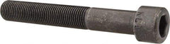 Made in USA - 1/2-20 UNF Hex Socket Drive, Socket Cap Screw - Alloy Steel, Black Oxide Finish, Partially Threaded, 3-1/2" Length Under Head - USA Tool & Supply