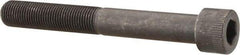 Made in USA - 1/2-20 UNF Hex Socket Drive, Socket Cap Screw - Alloy Steel, Black Oxide Finish, Partially Threaded, 4" Length Under Head - USA Tool & Supply