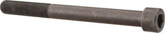 Made in USA - 1/2-20 UNF Hex Socket Drive, Socket Cap Screw - Alloy Steel, Black Oxide Finish, Partially Threaded, 5-1/2" Length Under Head - USA Tool & Supply