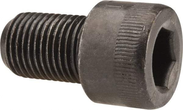 Made in USA - 1/2-20 UNF Hex Socket Drive, Socket Cap Screw - Alloy Steel, Black Oxide Finish, Fully Threaded, 3/4" Length Under Head - USA Tool & Supply
