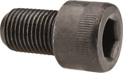 Made in USA - 1/2-20 UNF Hex Socket Drive, Socket Cap Screw - Alloy Steel, Black Oxide Finish, Fully Threaded, 3/4" Length Under Head - USA Tool & Supply
